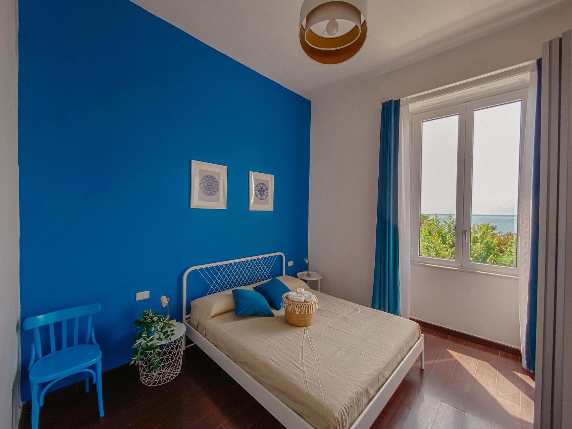 Blue Sea View Apartment Salerno Esterno foto