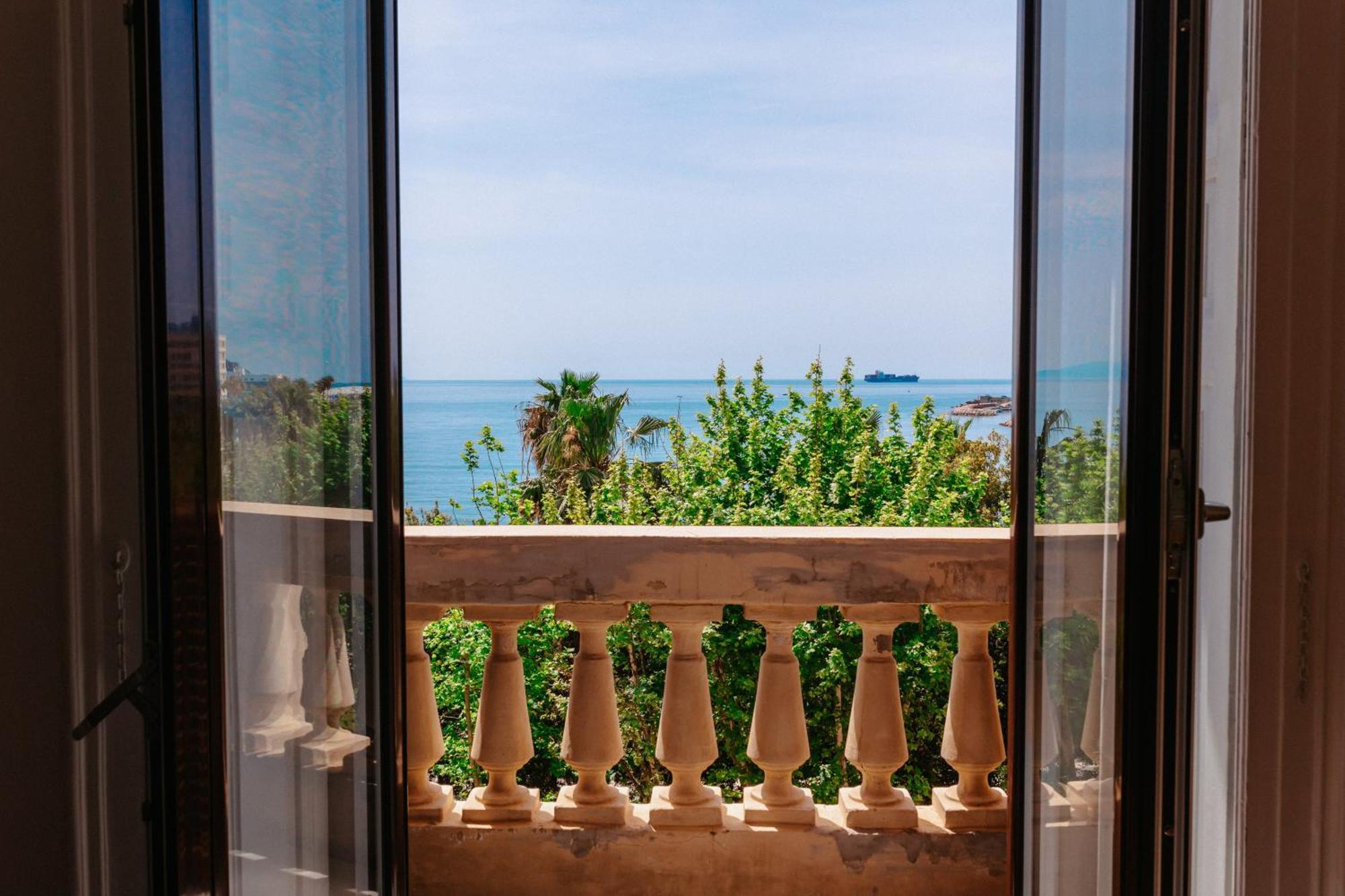 Blue Sea View Apartment Salerno Esterno foto