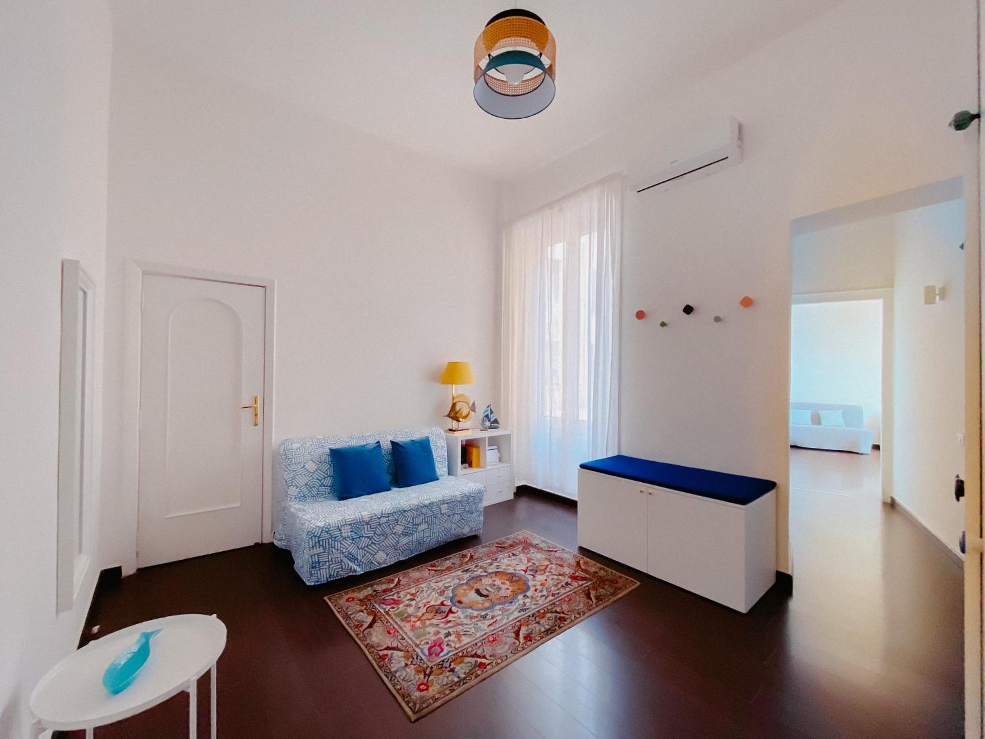 Blue Sea View Apartment Salerno Esterno foto