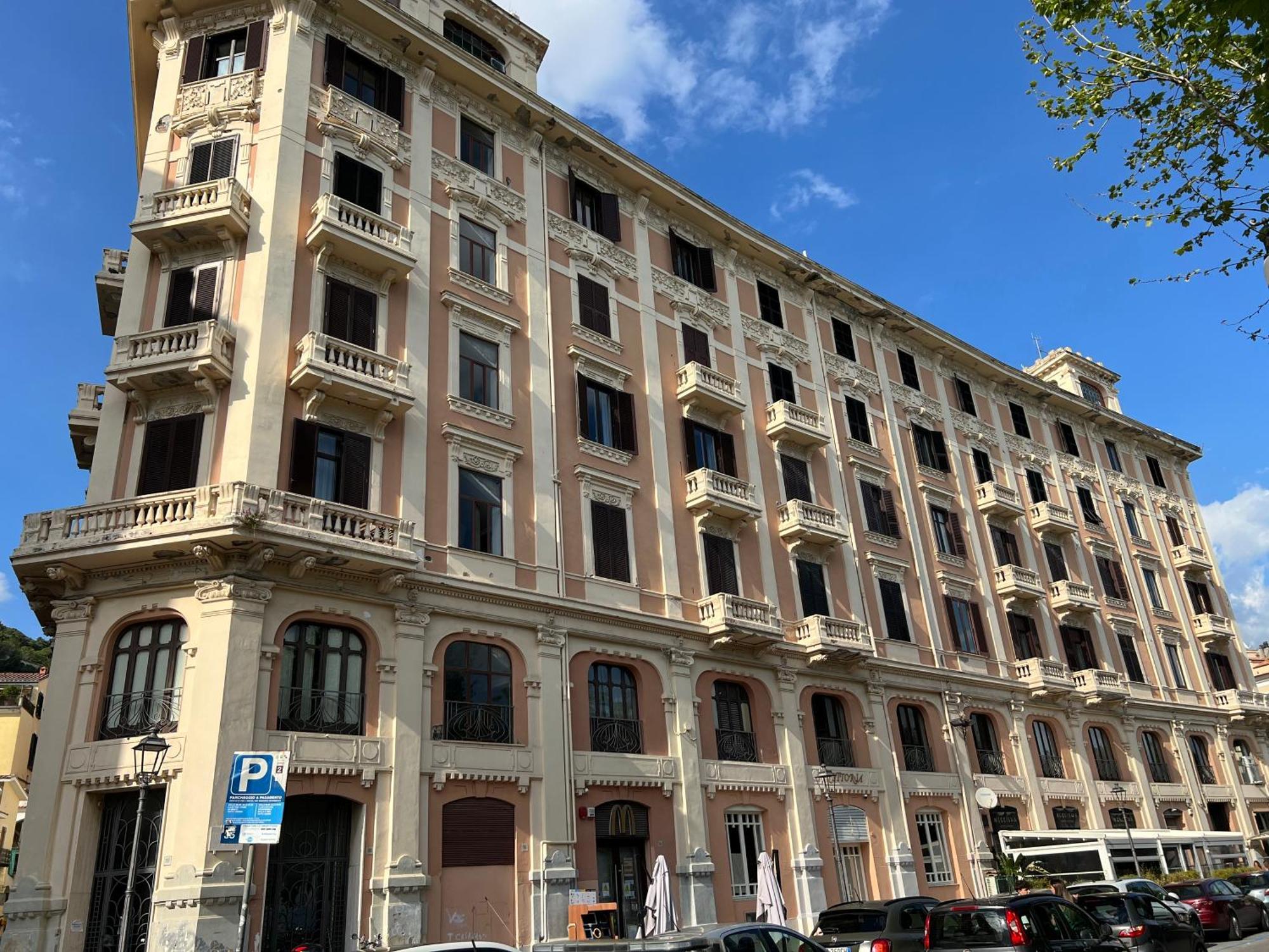 Blue Sea View Apartment Salerno Esterno foto